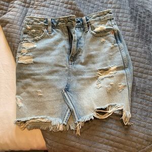 Denim skirt